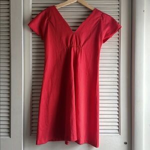 Vintage Handmade Polka Dot Empire Waist Mini Dress